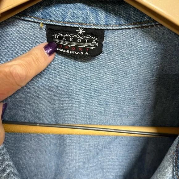 Dakota Sport Women’s Long Jean Coat Size 1xl - Picture 2 of 10